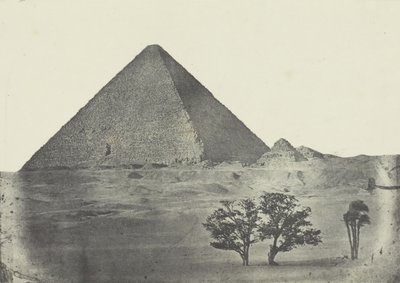 Pyramide de Chéops, Egypte Moyenne, 184951, imprimée 1852 - Aimé Rochas