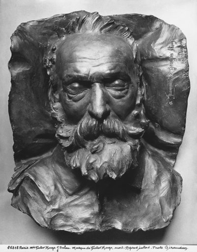 Masque mortuaire de Victor Hugo, 1885 (bronze) - Aime Jules Dalou