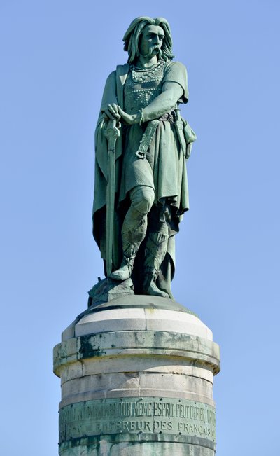 Statue colossale de Vercingétorix (72-46 av. J.-C.), chef gaulois - Sculpture de Millet Aimé (1819-1891) - Aime Millet