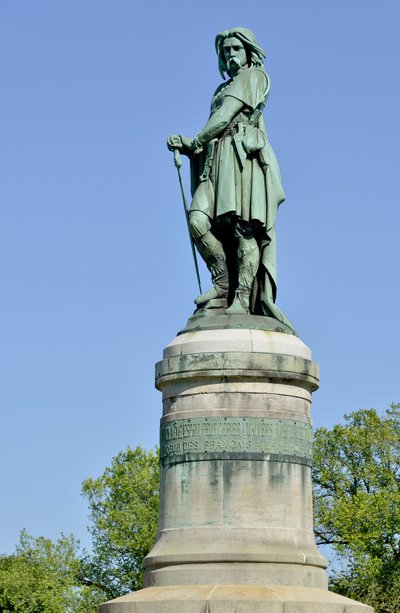 Statue colossale de Vercingétorix (72-46 av. J.-C.), chef gaulois - Sculpture de Millet Aimé (1819-1891) - Aime Millet
