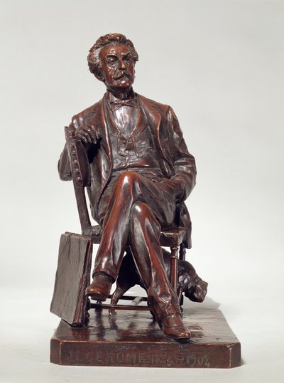 Portrait assis de Jean Léon Gérôme (1824-1904) 1904 - Aimé Nicolas Morot