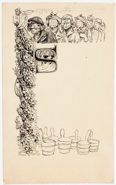 Les frères après une correction - Akseli Gallen-Kallela