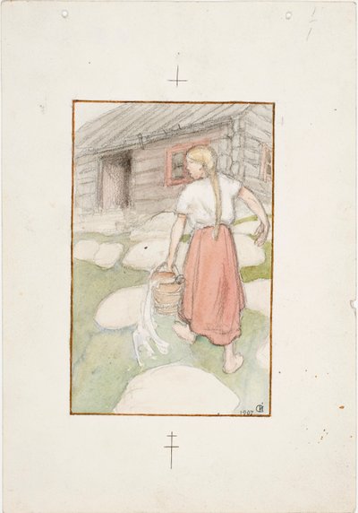 La belle Venla - Akseli Gallen-Kallela