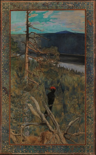 Le grand pic noir - Akseli Gallen-Kallela