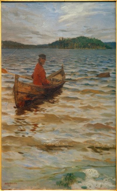 Le rameur - Akseli Valdemar Gallen Kallela