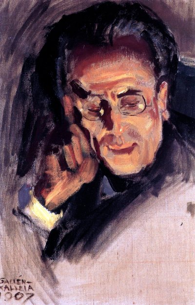 Portrait de Gustav Mahler (1860-1911) - Akseli Valdemar Gallen Kallela
