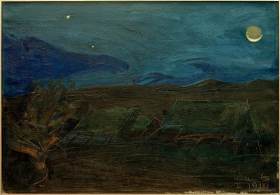 Tentes au clair de lune - Akseli Valdemar Gallen Kallela