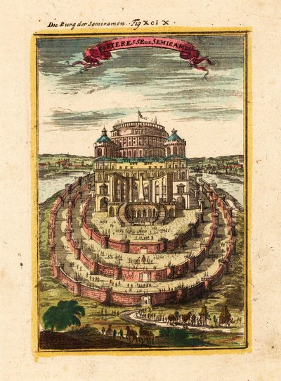 Forteresse de Sémiramis - Alain Manesson Mallet