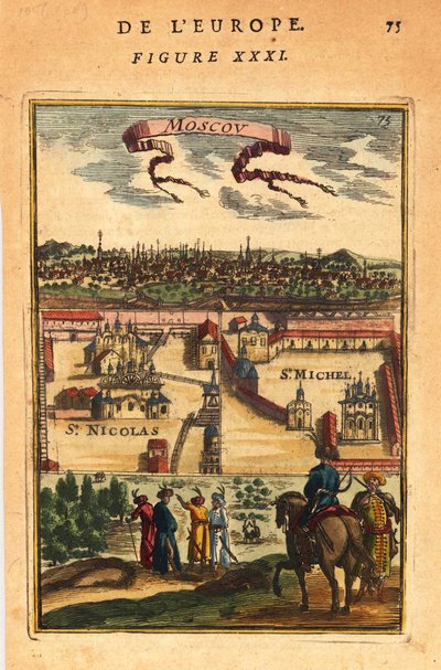 Moscou, 1683 - Alain Manesson Mallet