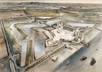 Fort de Tilbury, 17ème siècle, vers les années 1960 - Alan Ernest Sorrell