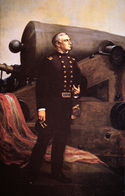 Portrait du major Robert Anderson (1805-71) - Alban Jasper (after) Conant