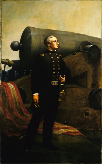 Le premier canon à Fort Sumter (Major Robert Anderson) - Alban Jasper Conant