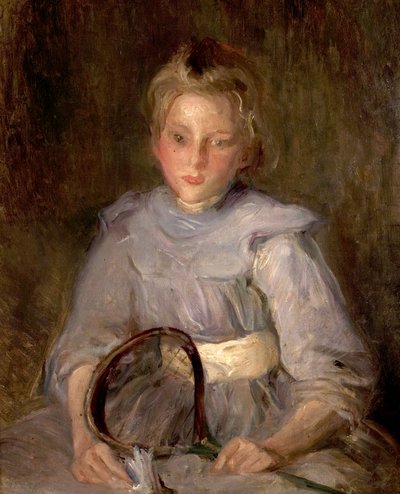 Une fille avec une raquette - Albert de Belleroche