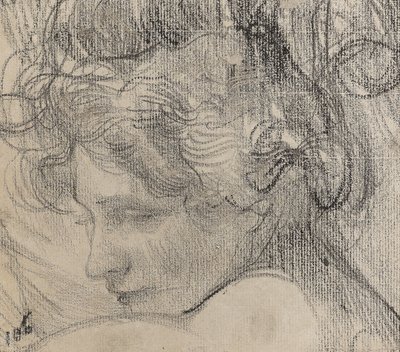 Tête de femme, c.1890 - Albert de Belleroche