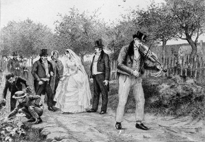 Illustration du roman "Madame Bovary" par Gustave Flaubert (1821-1880). Illustration par Albert Fourie (1854-1937). - Albert Auguste Fourie