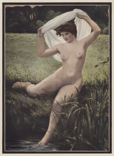 Femme baigneuse - Albert Auguste Fourie