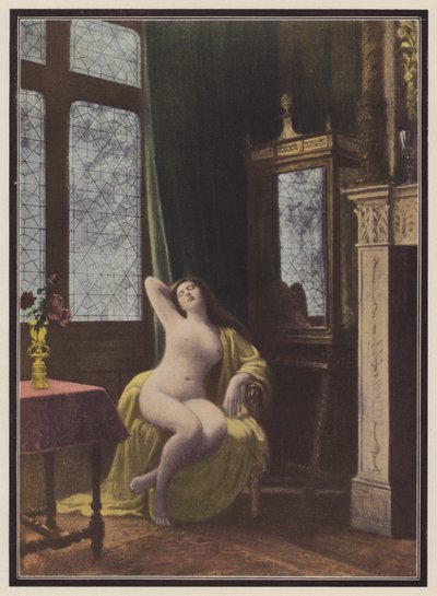 Femme endormie - Albert (after) Aublet
