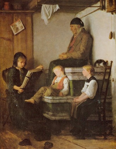 Dimanche Après-Midi - Albert Anker