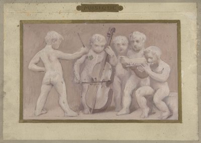 Esquisse pour la Salle des Fêtes à l