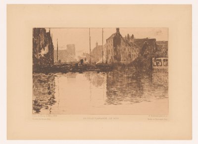Vue du port en Flandre - Albert Baertsoen