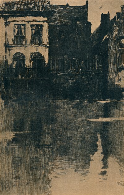 Vieilles maisons au bord de l