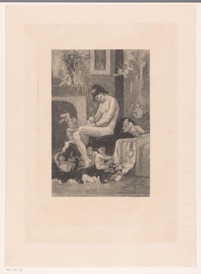 Femme nue au bord d