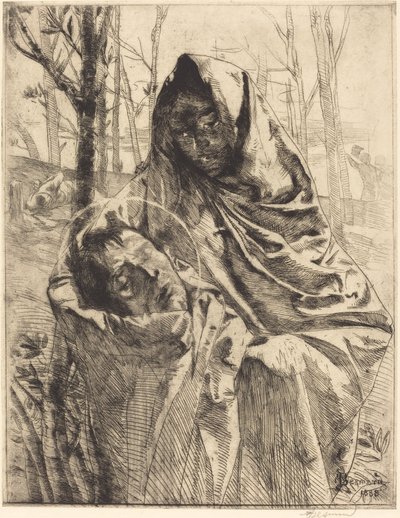 Un martyr - Albert Besnard
