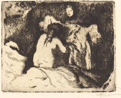 Le lever - Albert Besnard