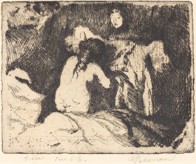 Le lever - Albert Besnard