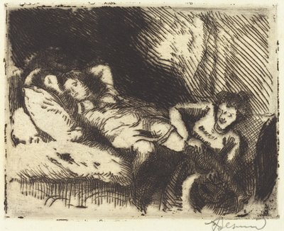 Le coucher - Albert Besnard