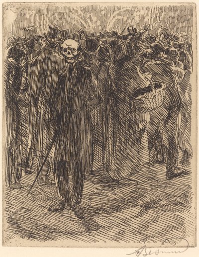 Dans la foule - Albert Besnard