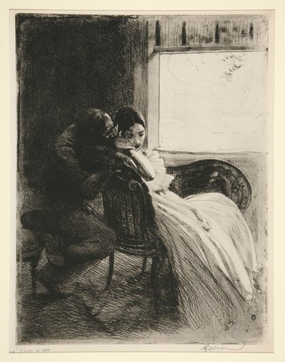 Le Flirt - Albert Besnard