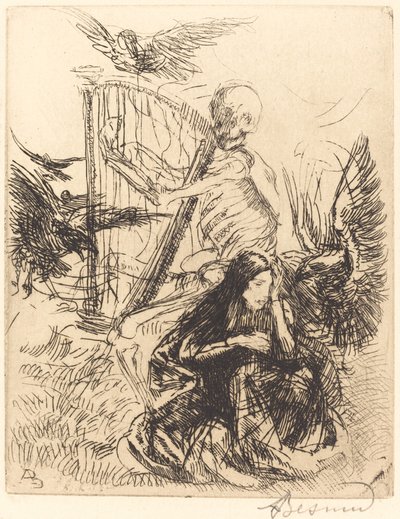Musicienne - Albert Besnard