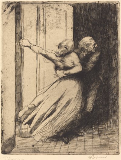 Le Viol - Albert Besnard