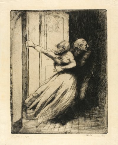 Le viol, planche huit de la femme - Albert Besnard