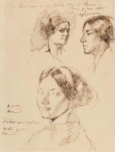 Trois portraits de femme - Albert Besnard