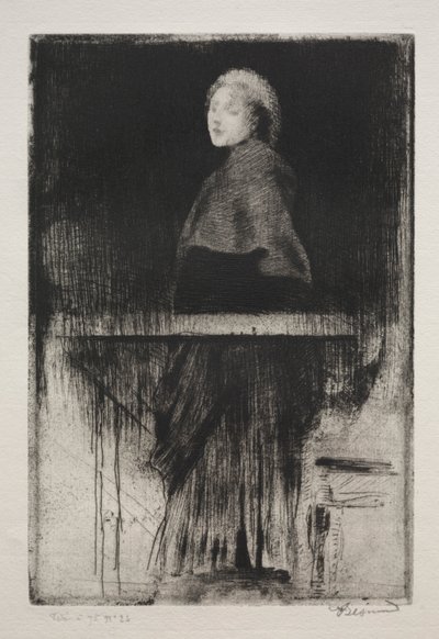 Femme avec une cape, 1889 - Paul Albert Besnard