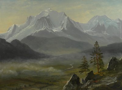 Mont Blanc - Albert Bierstadt