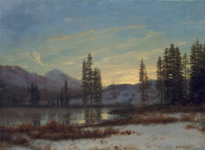 Neige dans les Rocheuses - Albert Bierstadt