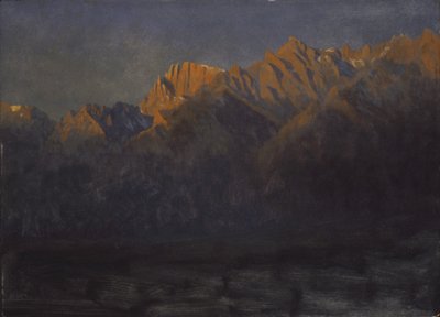 Lever de soleil dans les Sierras - Albert Bierstadt