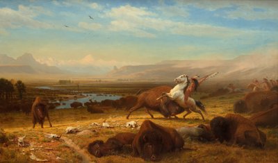 Le Dernier des Buffles - Albert Bierstadt