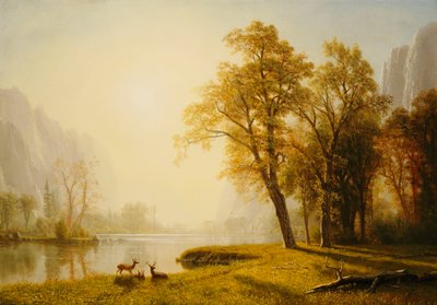 Vallée de Yosemite - Albert Bierstadt