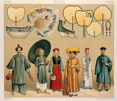 Vêtements des femmes chinoises et de la région de Tartarie, Illustration de L