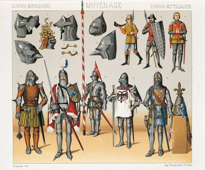 Illustration des costumes historiques d