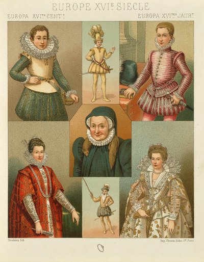 Le Costume Historique par Auguste Racinet, Volume IV - Albert Charles August Racinet