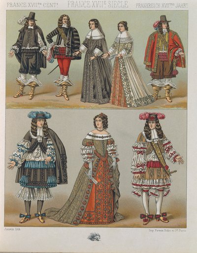 "Le Costume Historique" par Auguste Racinet, Volume V - Albert Charles August Racinet