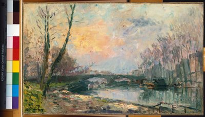 Vue de la Seine, Paris - Albert Charles Lebourg