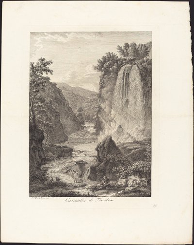 Cascatella di Tivoli - Albert Christoph Dies