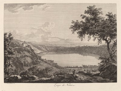 Lago di Nemi - Albert Christoph Dies