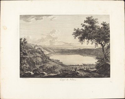 Lago di Nemi - Albert Christoph Dies